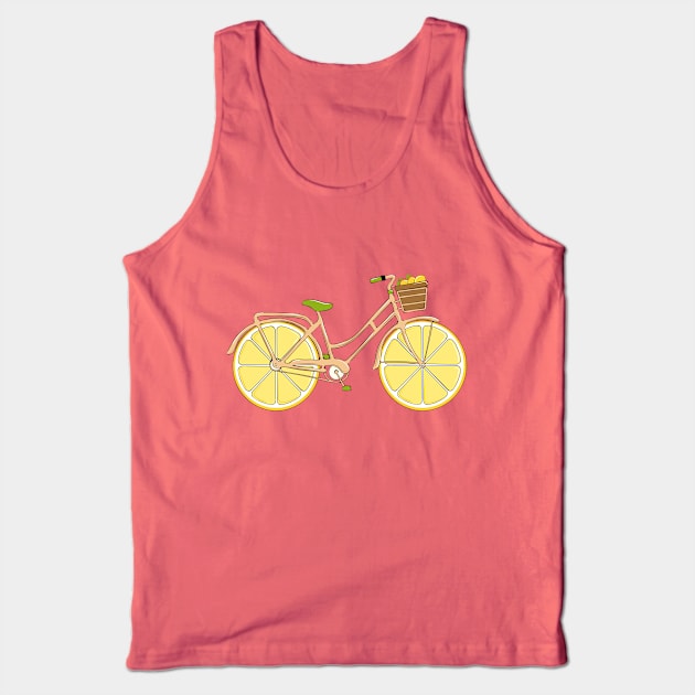 Lemon Ride Tank Top by GedWorks